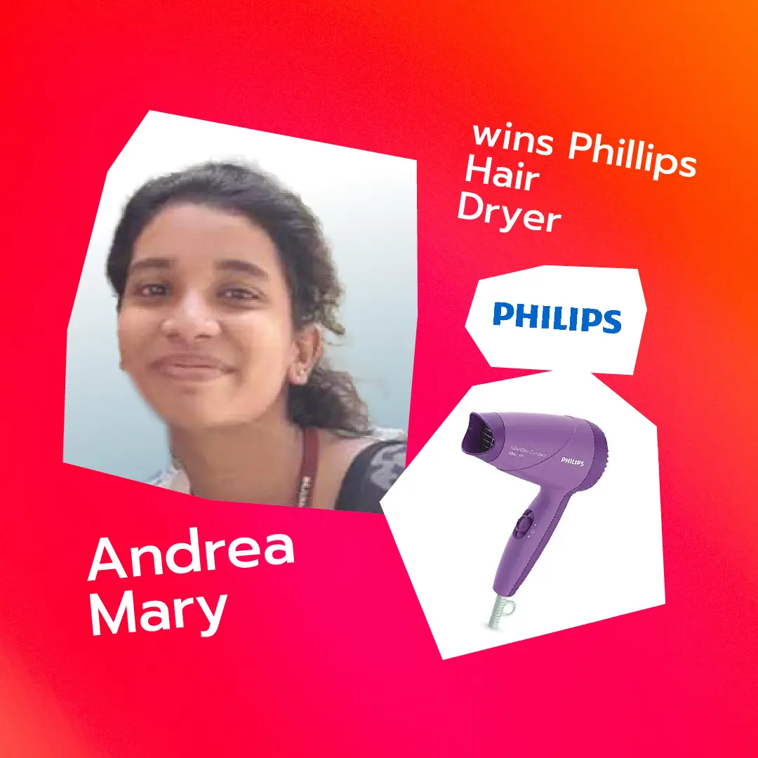 online contest in india winner post andrea