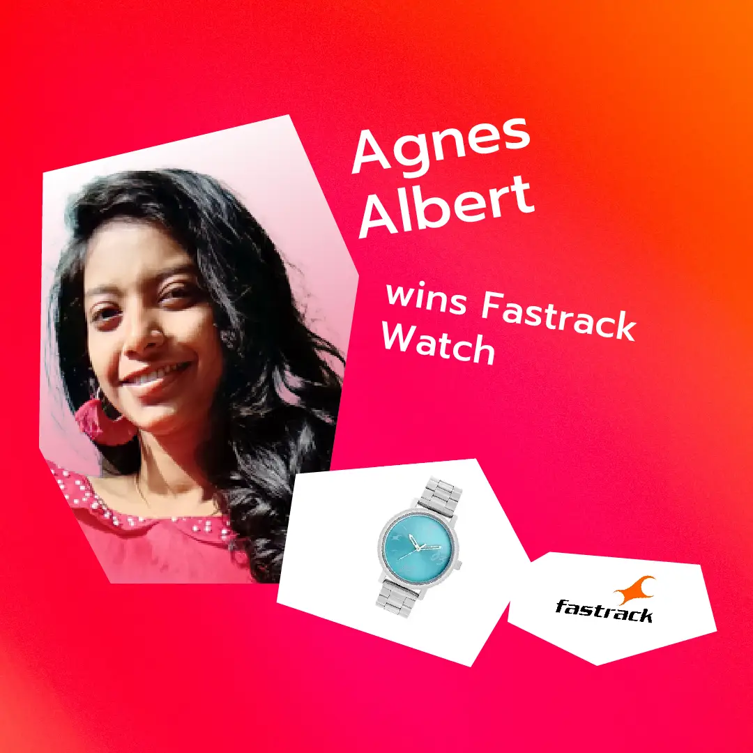 online contest in india  winner post agnes albert