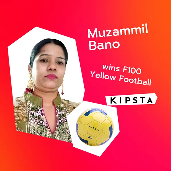 Best online contest platfdorm winner Muzammil bano